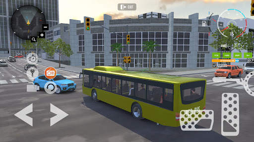 Red Bus Game Driving Simulator screenshot 3