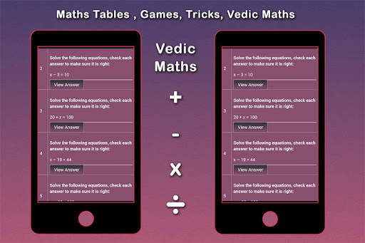 Maths Tables, Games, Maths Tricks, Vedic Maths screenshot 6