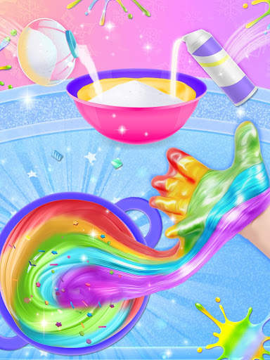 Unicorn Rainbow DIY slime maker screenshot 1
