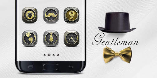 Gentleman Go Launcher Theme screenshot 5