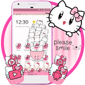 Princess Kitty Pink Cute Cartoon Theme icon