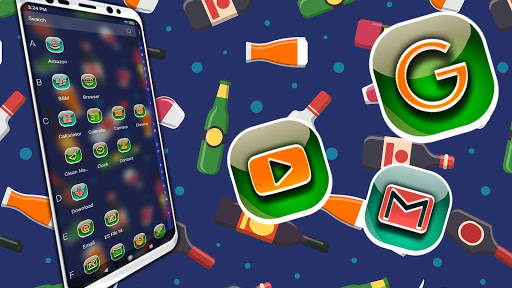 Bottle Pattern Launcher Theme screenshot 4
