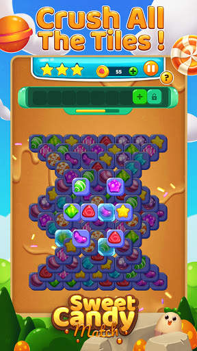 Sweet candy puzzle - Triple match games screenshot 1