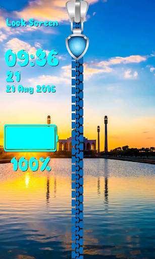 Islamic Zipper Lock Screen screenshot 6