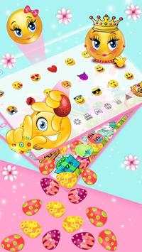 3D Easter Bunny Gravity Keyboard Theme screenshot 3