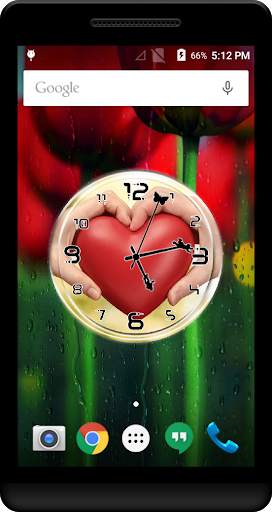 Love Clock Live Wallpaper screenshot 1