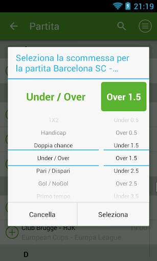 BetStatus - La mia schedina Live screenshot 5