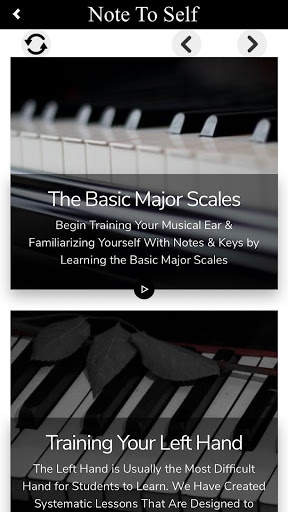 Note To Self Piano Lessons: Learn To Play Piano screenshot 2