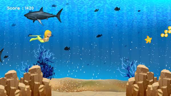 Mermaid Shark Attack screenshot 3