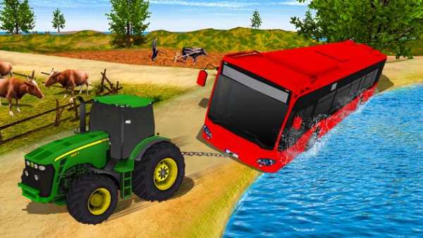 Tractor Pull & Farming Duty Game 2019 screenshot 1