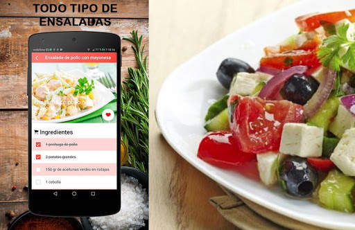 Recetas de ensaladas saludables dieta de adelgazar screenshot 15