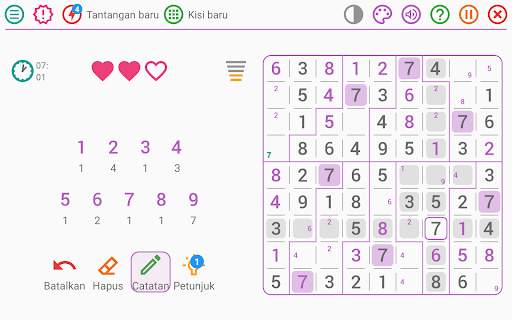 Sudoku perkalian: teka-teki screenshot 15