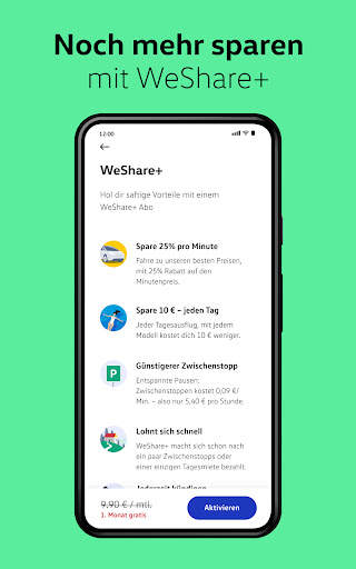 WeShare Carsharing screenshot 7