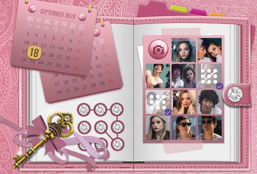 Rose Gold Secret Diary With Lock screenshot 4