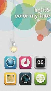 Light color GO Launcher Theme screenshot 1