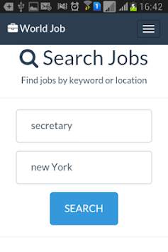 World Jobs screenshot 2