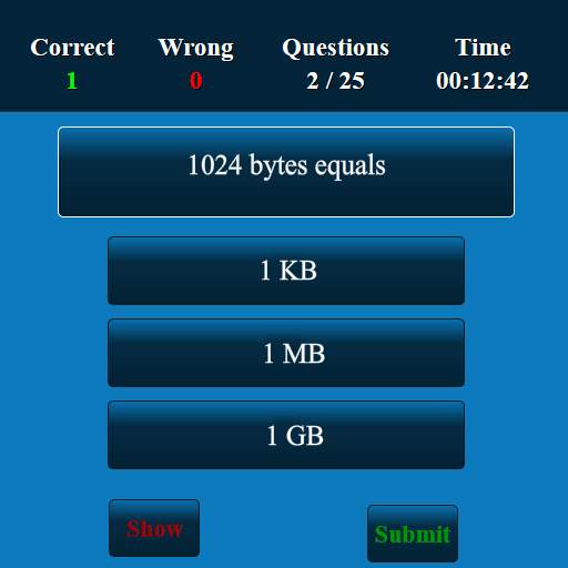 MCA MCQ 3 تصوير الشاشة
