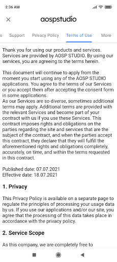 AOSP STUDIO Mobile Services (AMS) screenshot 5