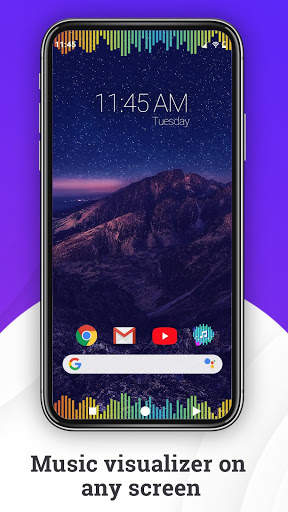 Visualay - Music visualizer overlay & Navbar screenshot 1