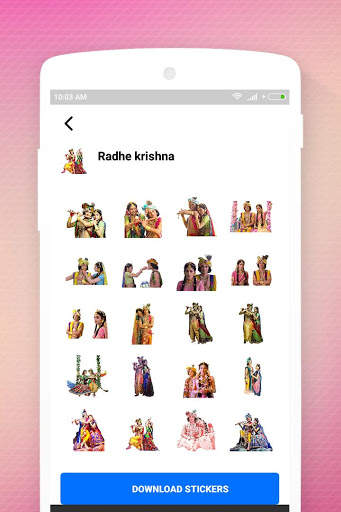 Radhe Krishna Stickers screenshot 4