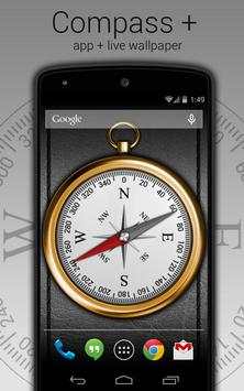 Compass + Wallpaper 2 تصوير الشاشة