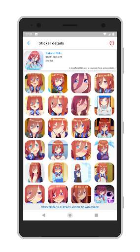 AnimEXs  (Sticker for WhatsApp) screenshot 3