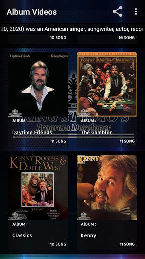 KENNY ROGERS Offline MP3 & Video Album Collection screenshot 10