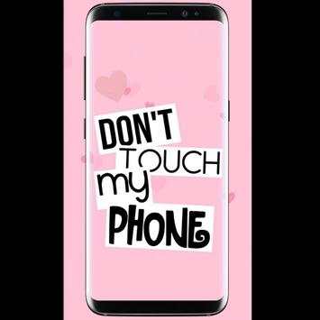 Dont Touch My Phone Wallpaper 4k screenshot 4