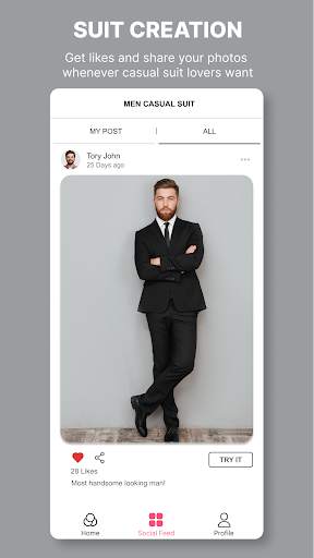 Man Casual Suit Photo Editor screenshot 8