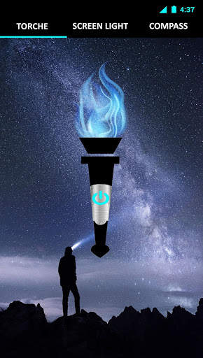 Flashlight -LED Torch COMPASS screenshot 4