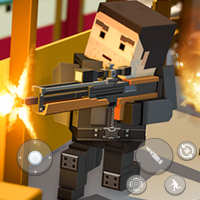 Blocky Counter World War Shooting game online 2020 logo