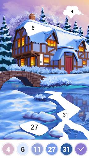 Jogo colorir por números screenshot 5