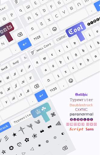Fonts Aa - แบบอักษรบนแป้นพิมพ์ screenshot 10