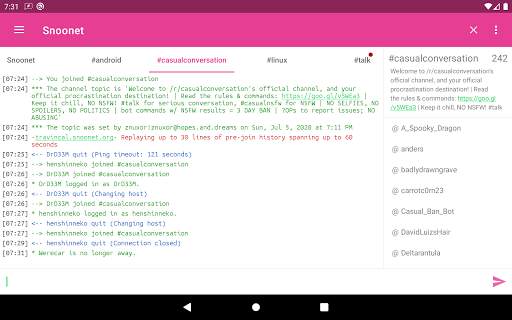 CoreIRC – Social Chat, DCC File Transfers screenshot 7