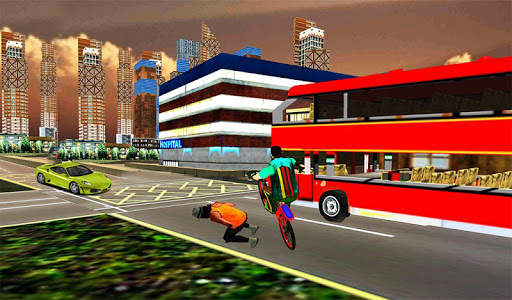 BMX Bicycle Taxi Game screenshot 9