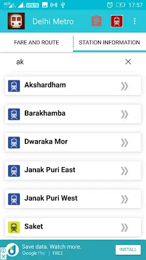 Delhi Bus & Delhi Metro Route screenshot 6