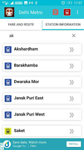 Delhi Bus & Delhi Metro Route screenshot 6