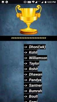 Dream11 GL Teams Generator (*After Toss*) screenshot 4