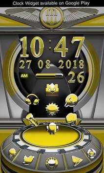 Next Launcher Theme Yellow G screenshot 4