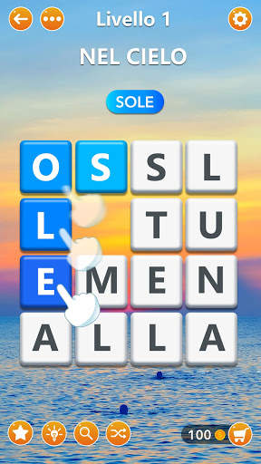 Word Blocks Puzzle - Giochi di parole screenshot 3