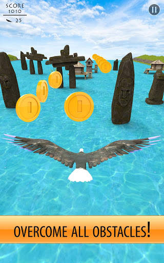 🦅 Angry Endless Flying Bird Game Simulator screenshot 2