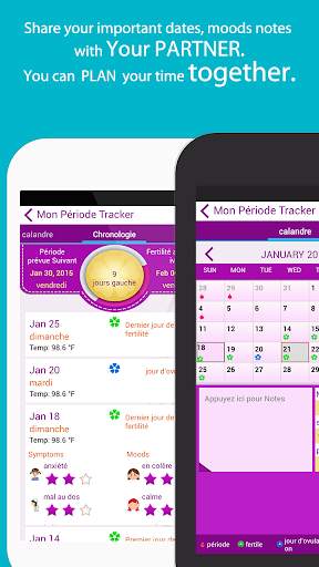 Mon Période Tracker/Calendrier screenshot 6