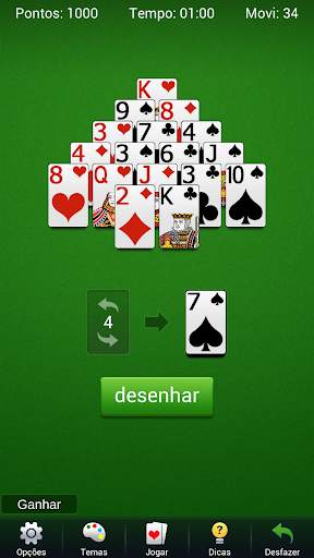 Solitaire Pyramid - Cartas screenshot 2