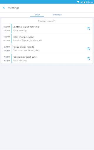 Skype for Business for Android screenshot 8
