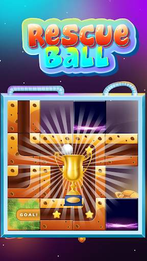 Roll The Physics Ball @ Slide Puzzle Game 1 تصوير الشاشة