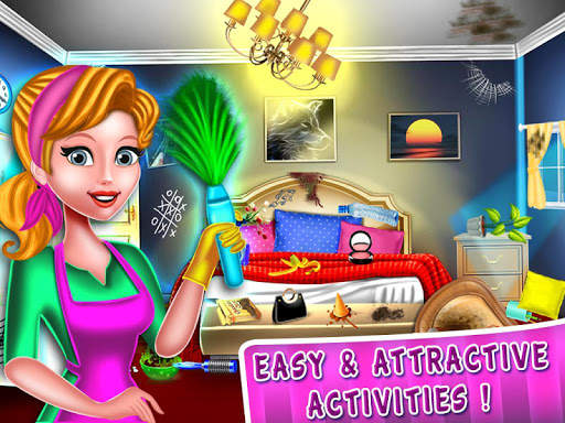 Hotel Room Cleaning Games : Clean Up for free screenshot 1