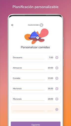 Meal Reminder Pérdida de peso screenshot 7