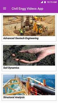 Civil Engineering VIDEOS Lecture - An learning App скриншот 8