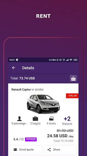 CarSmart.Rentals - smart car rentals application स्क्रीनशॉट 4