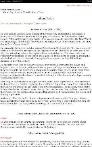 Catholic Calendar: Universalis screenshot 11